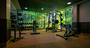 Fitnessraum im Wellnesshotel